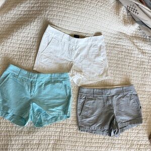 J. Crew Women’s chino shorts bundle